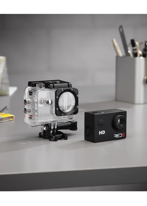 RED5 Black Action Camera Water Proof - One Size Image 1