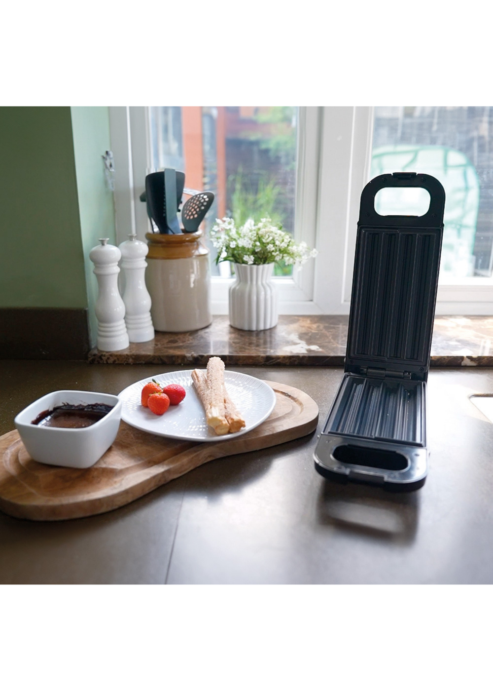 Treat Factory Black Churro Maker - One Size Image 2