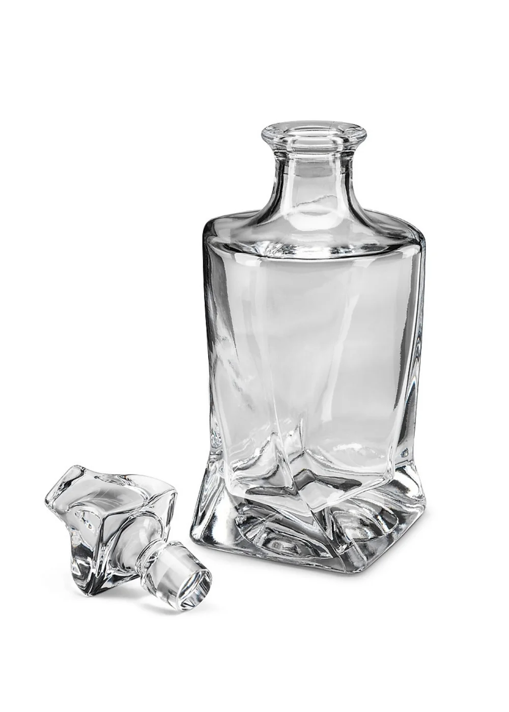 Connoisseur Creations Clear Twisted Decanter - One Size Image 2