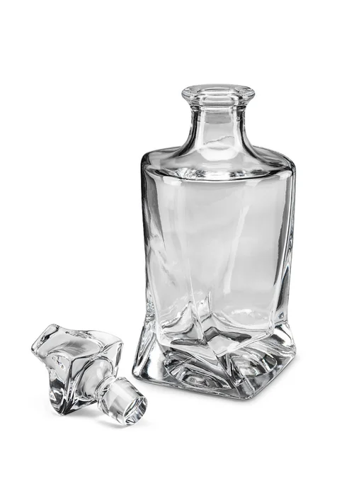 Connoisseur Creations Clear Twisted Decanter - One Size Image 2