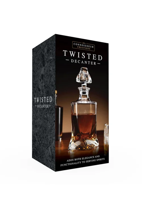 Connoisseur Creations Clear Twisted Decanter - One Size Image 5