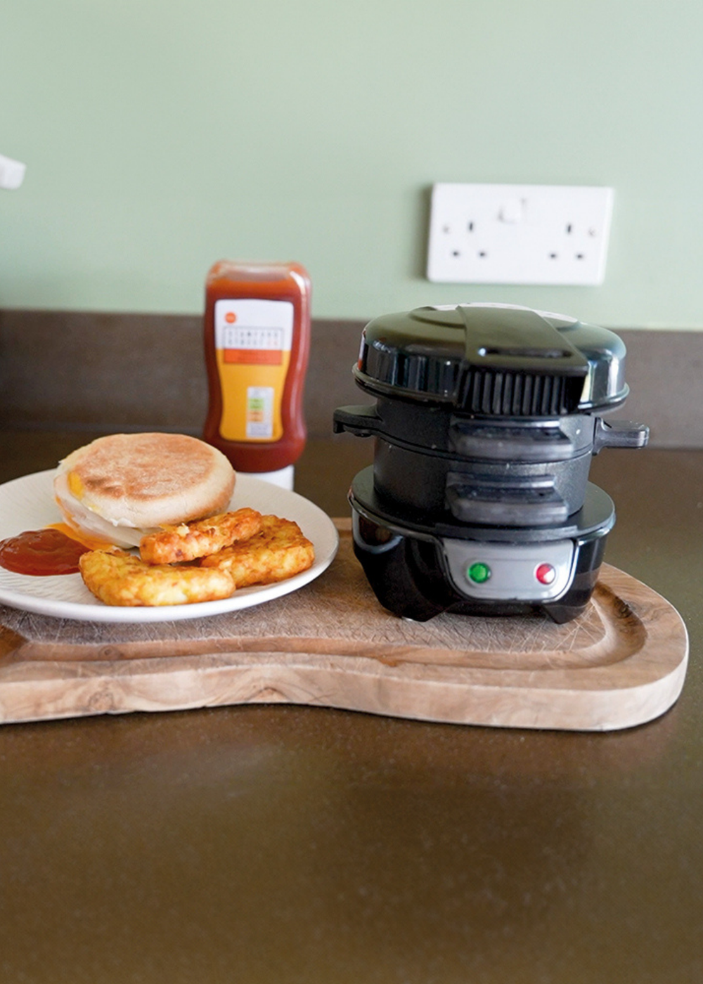 Treat Factory Black Muffin and Burger Maker - One Size Image 1