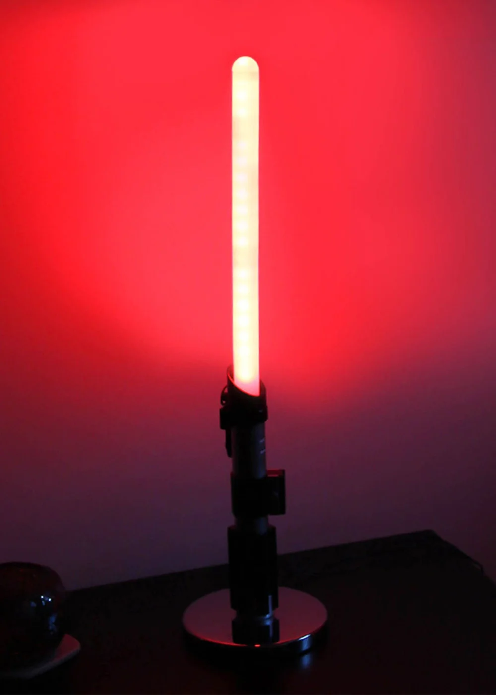 Disney Red Star Wars: Darth Vader Light Saber Desk Lamp - One Size Image 1