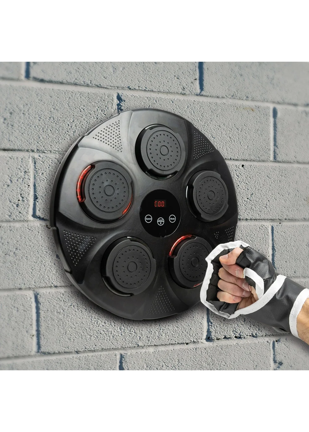 Red 5 Black Musical Boxing Pad - One Size Image 2