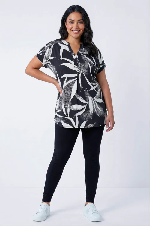 Roman Black Curve Full Length Leggings - 20 Image 1