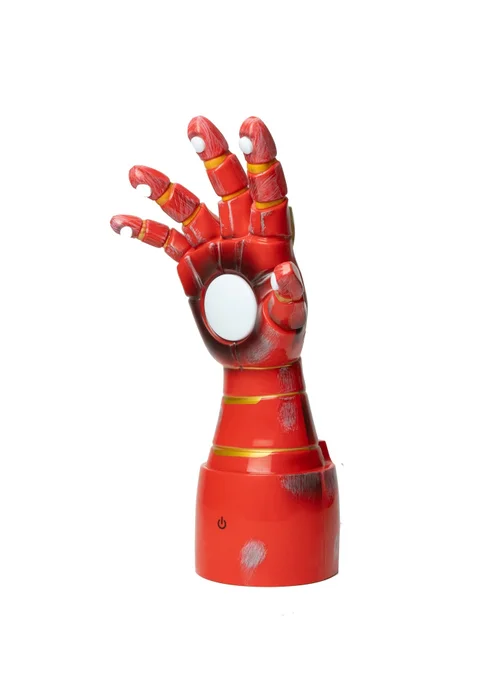 Marvel Avengers Red Iron Man Desk Lamp USB Powered - One Size Image 3