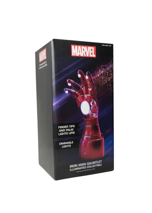 Marvel Avengers Red Iron Man Desk Lamp USB Powered - One Size Image 6