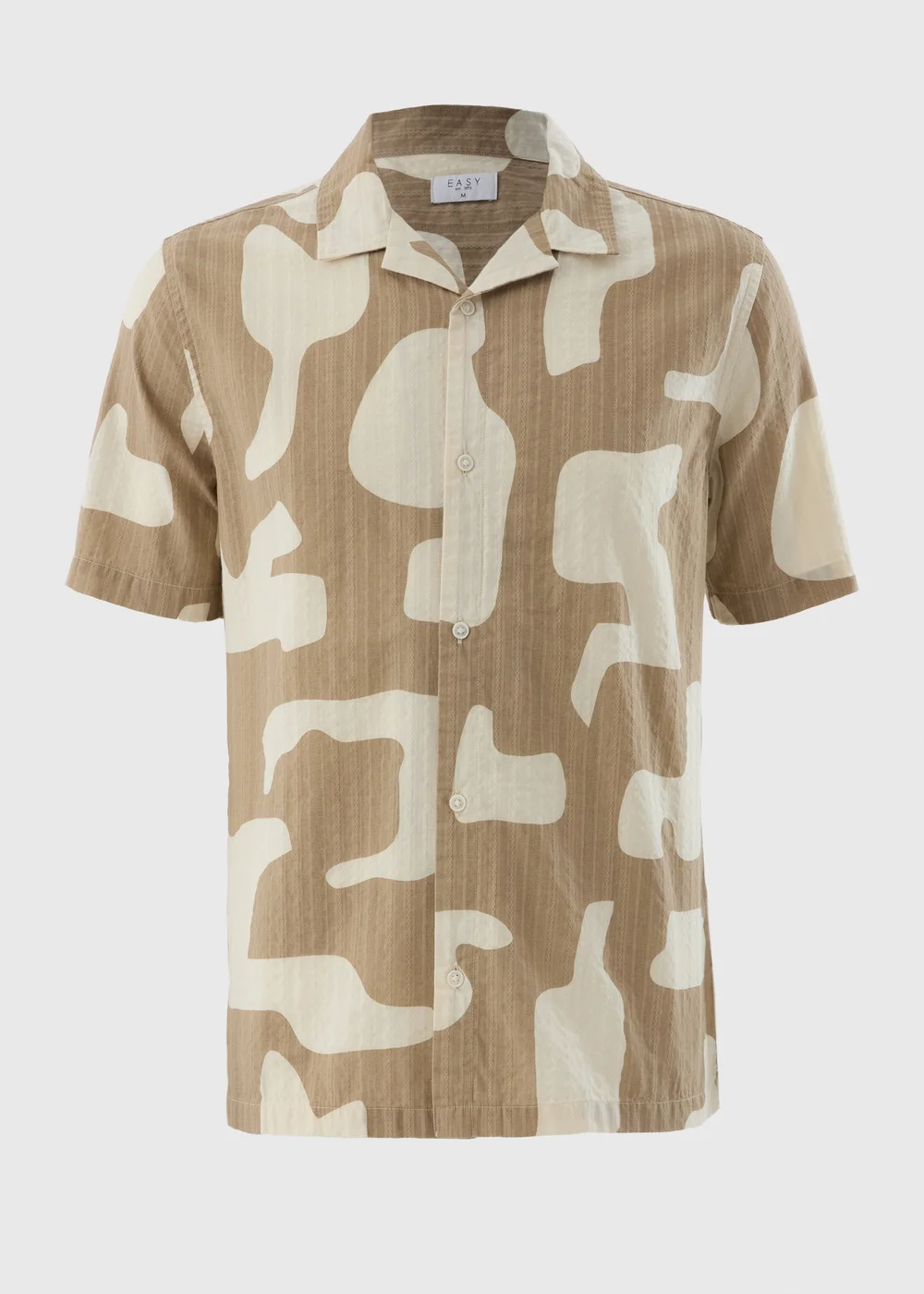 Stone Abstract Short Sleeve Shirt - S Image 4
