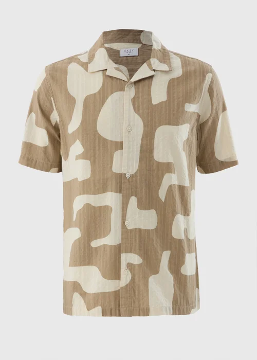 Stone Abstract Short Sleeve Shirt - S Image 4