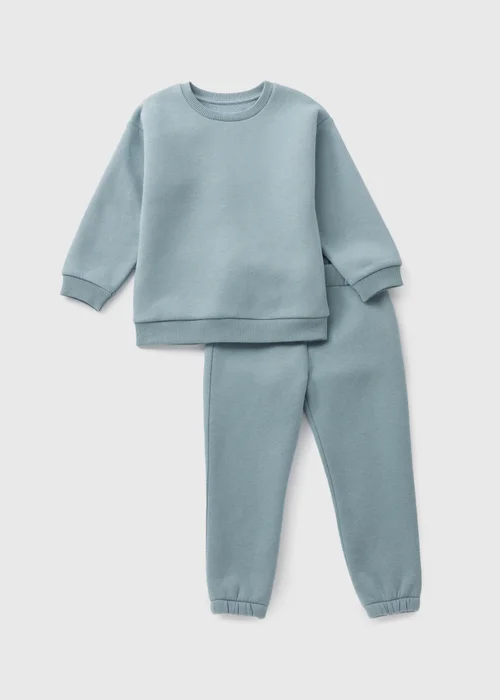 Boys Blue Sweatshirt & Jogging Bottom Set (1-7yrs) - 1-1.5 Yrs Image 1