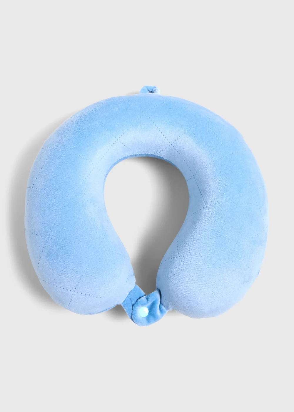 Blue Travel Pillow Image 1
