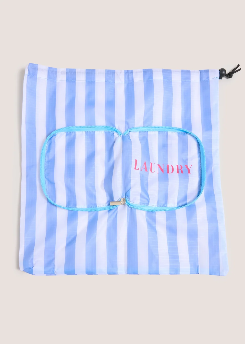 Blue Stripe Laundry Bag Image 2