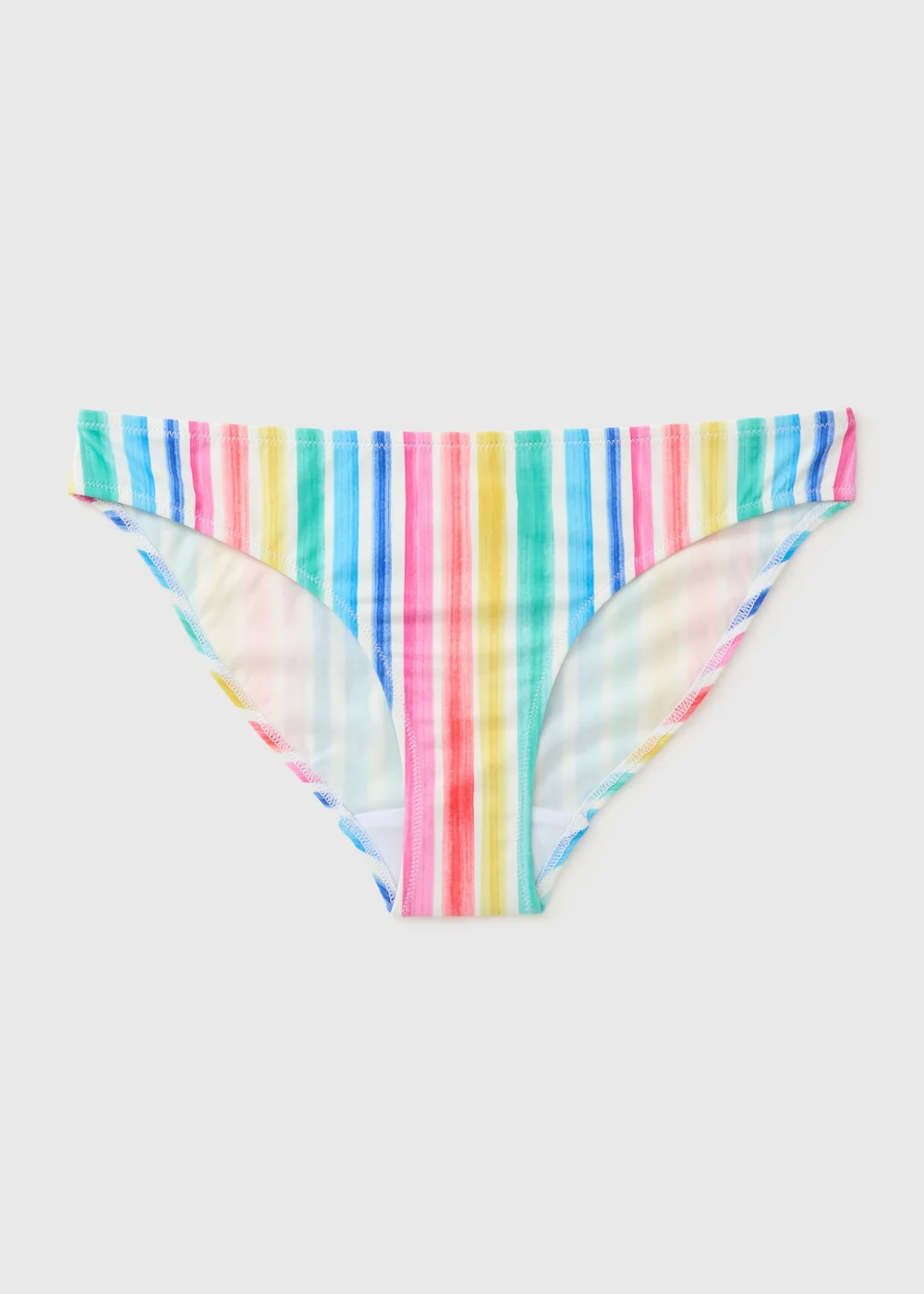 Multicolour Stripe Bikini Bottoms - 6 Image 3