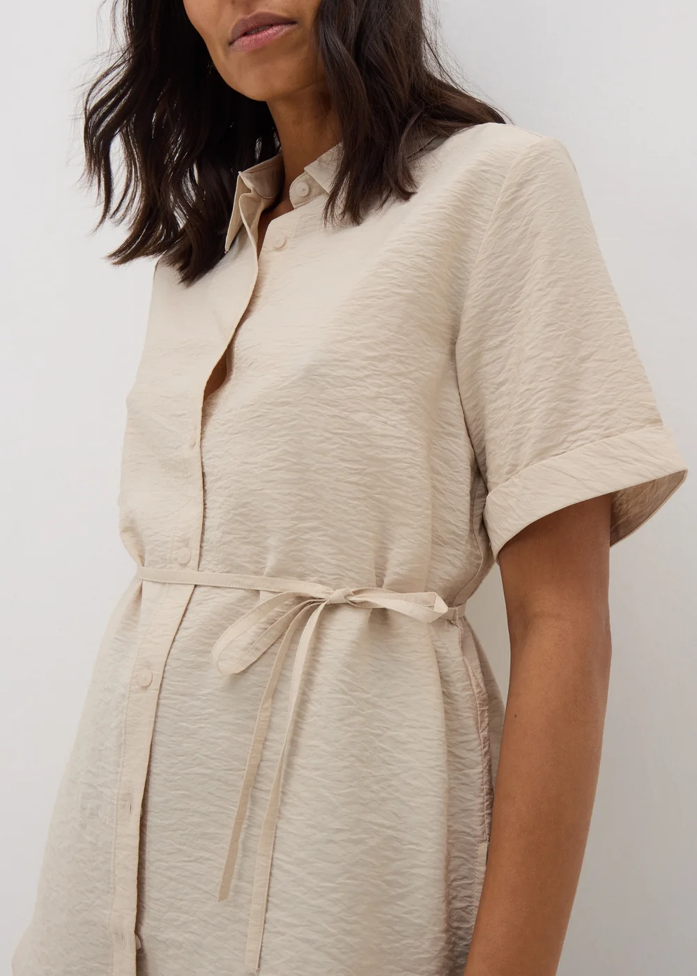 Stone Tie Waist Longline Shirt - 8 Image 3