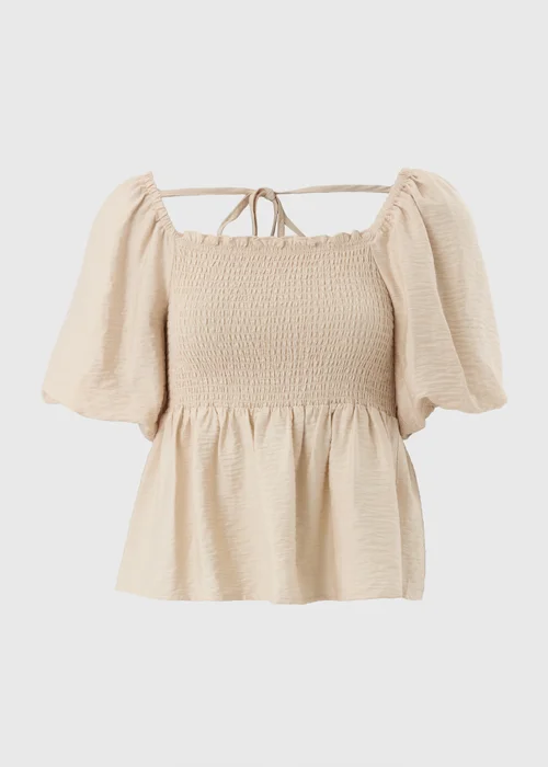 Stone Shirred Tie Back Blouse - Size 10 Image 2