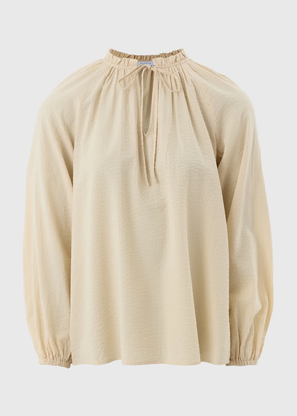 Stone Boho Tie Neck Blouse - 8 Image 4