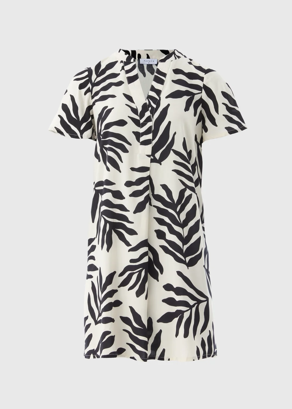 White Leaf Popover Tunic - 8 Image 4