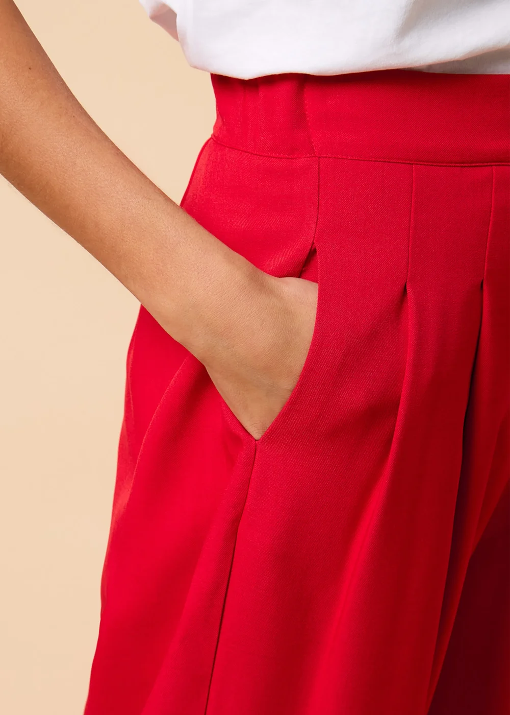 Little Mistress Red Co Ord Wide Leg Trousers By Vicky Pattison - 8 Image 4