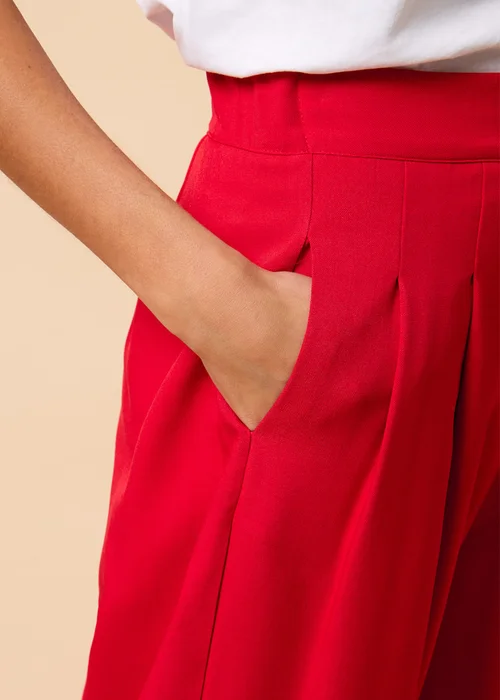 Little Mistress Red Co Ord Wide Leg Trousers By Vicky Pattison - 8 Image 4