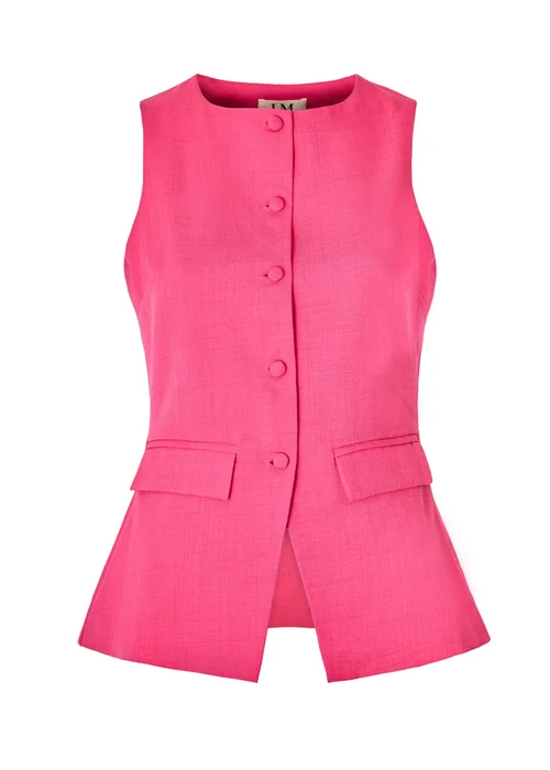 Little Mistress Pink Co Ord Waistcoat By Vicky Pattison - 8 Image 5