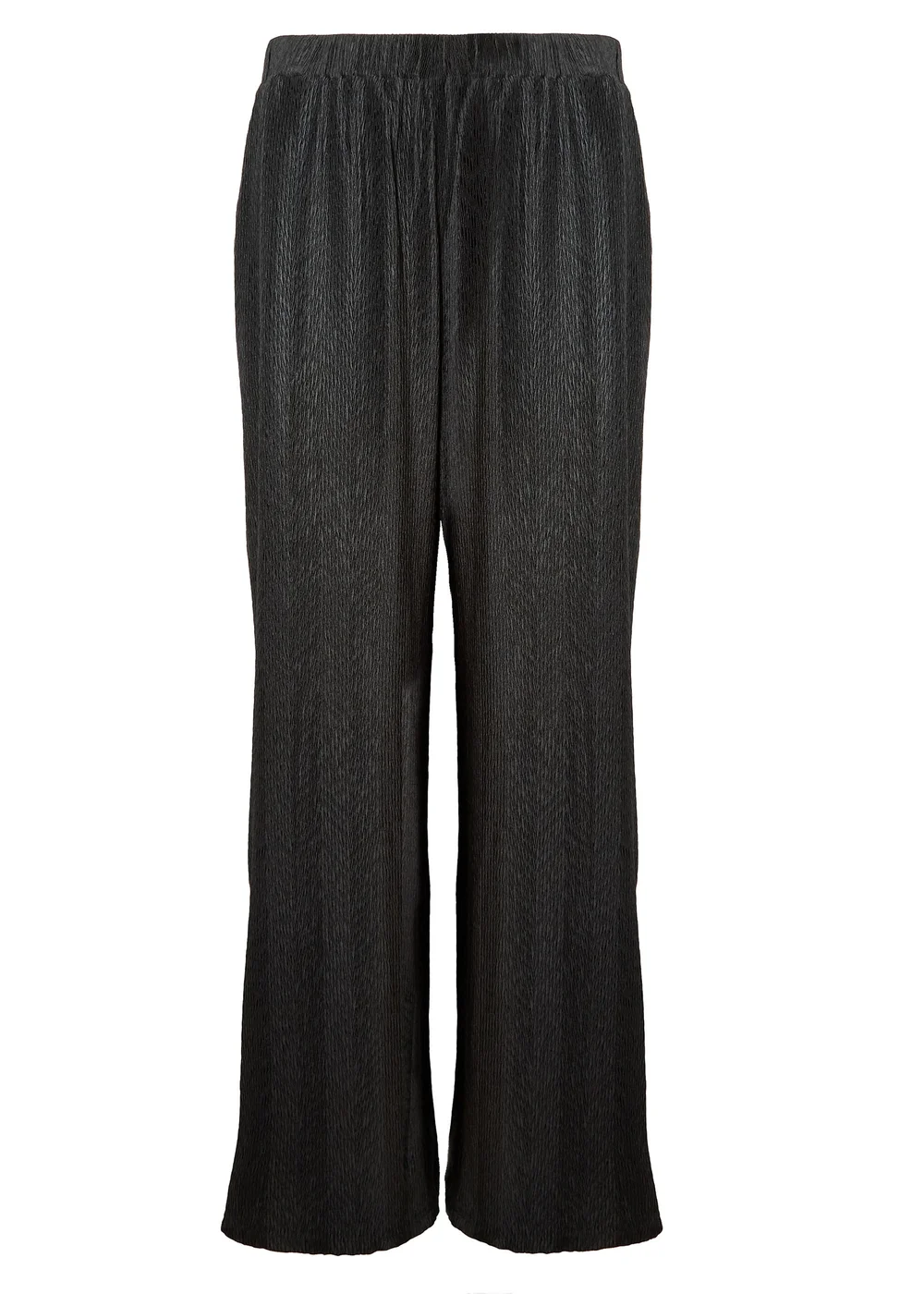 Little Mistress Black Co Ord Plisse Trousers by Vicky Pattison - 8 Image 6