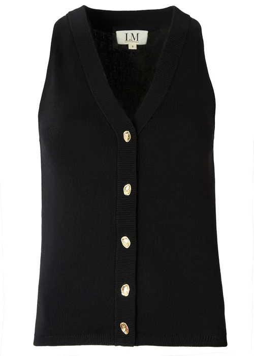 Little Mistress Black Knitted Waistcoat by Vicky Pattison - 8 Image 5