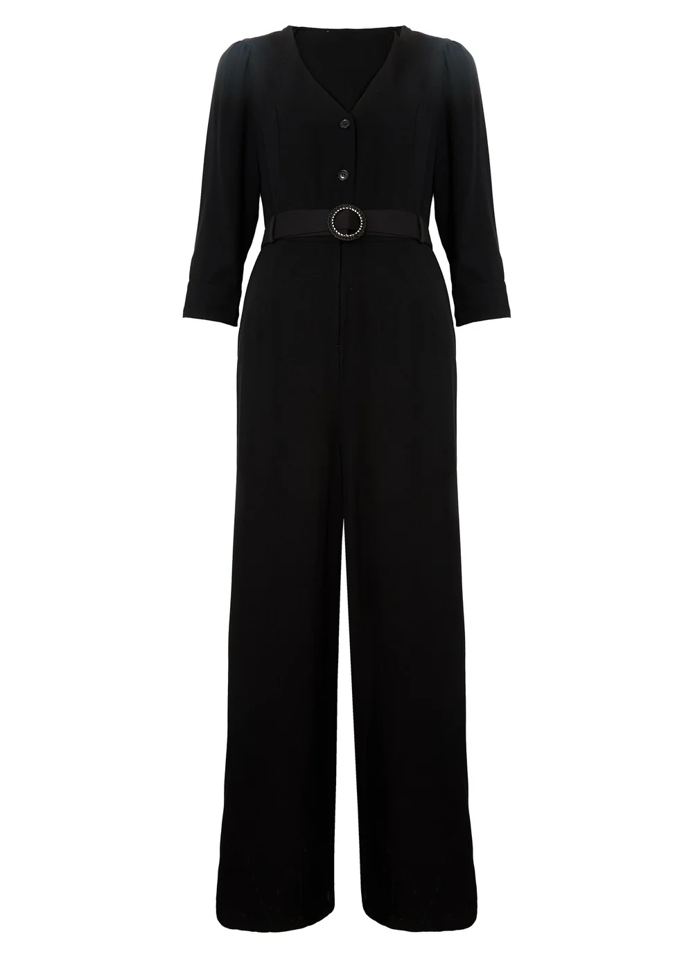 Little Mistress Black Tailored Jumpsuit By Vicky Pattison - 8 Image 5
