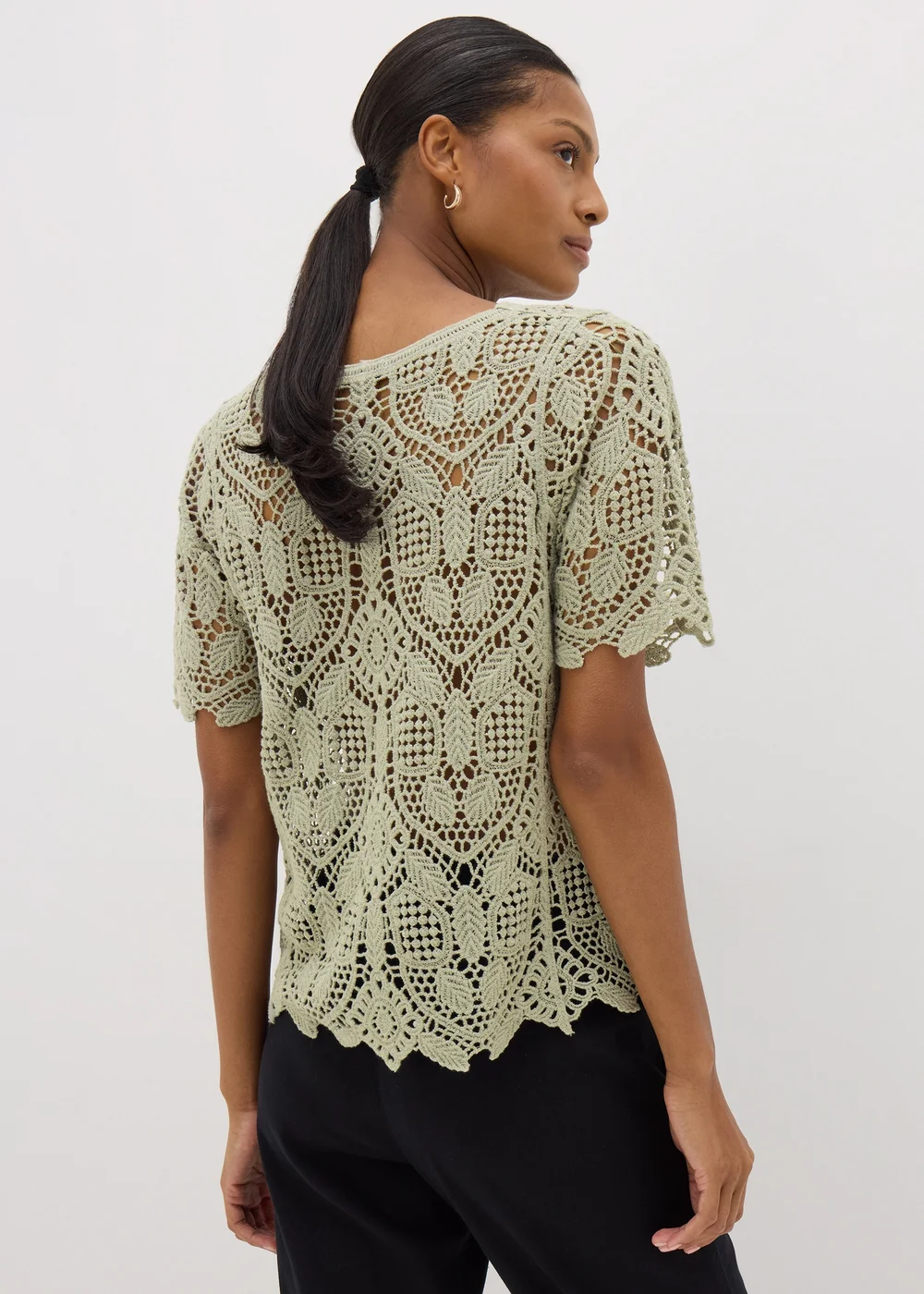 Green Crochet Top - 8 Image 2