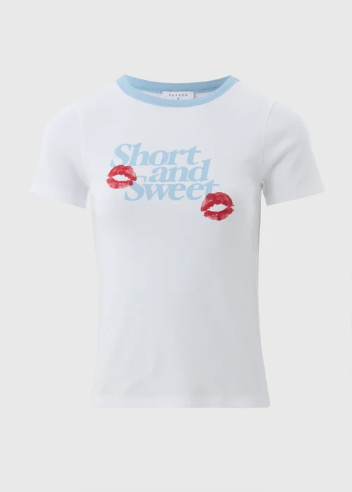 Sabrina Carpenter White Short & Sweet T Shirt - 8 Image 2