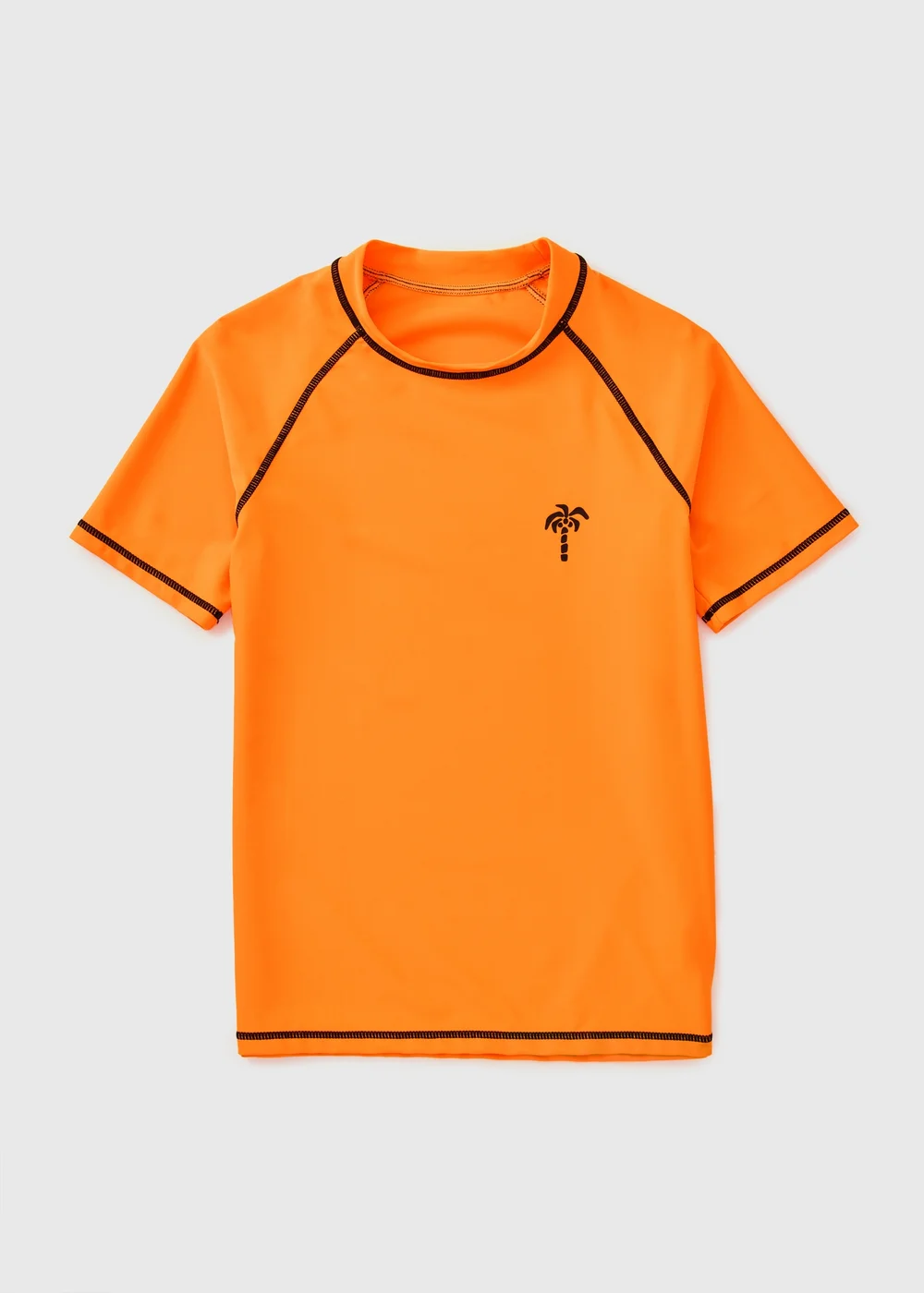 Boys Orange Rash Vest (7-15yrs) - 7 Yrs Image 1