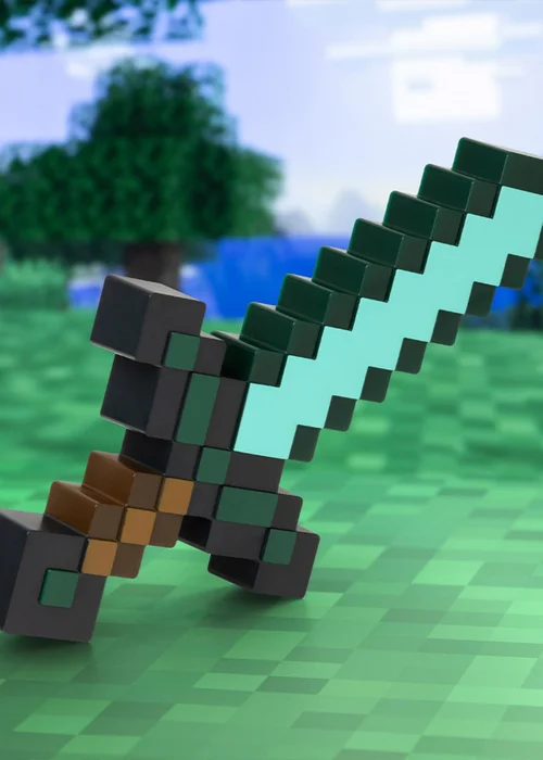 Microsoft Green Minecraft Diamond Sword Table Light - One Size Image 3