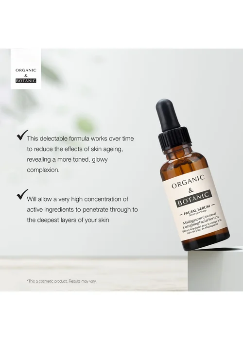 Organic & Botanic Madagascan Coconut Facial Serum (30ml) - 30ml Image 4