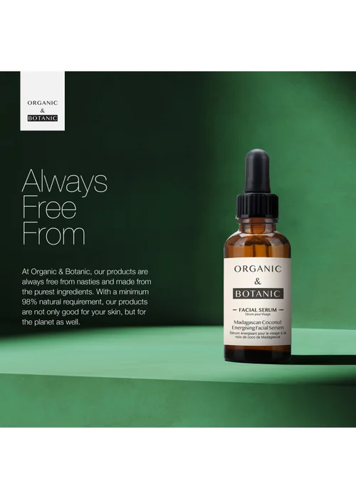 Organic & Botanic Madagascan Coconut Facial Serum (30ml) - 30ml Image 3