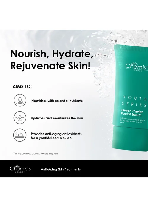 SkinChemists Green Caviar Facial Serum (30ml) - 30ml Image 3