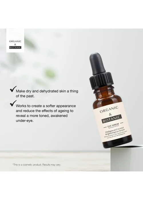 Organic & Botanic Madagascan Coconut Eye Serum (15ml) - 15ml Image 4