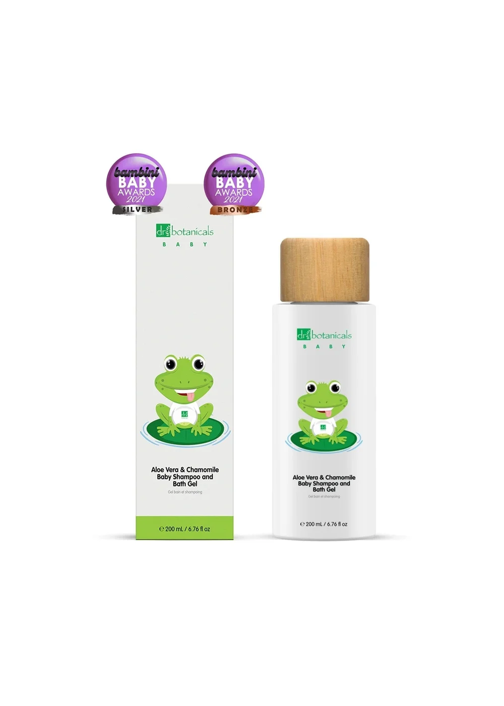 Dr Botanicals Baby Collection Shampoo & Bath Gel, Body Oil & Milk Kit - One Size Image 3