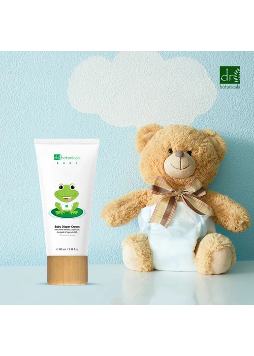 Dr Botanicals Baby Sweet Almond Oil Diaper Cream & Body Milk Kit - One Size Image 3