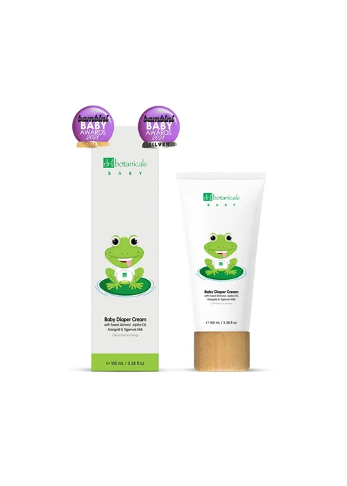 Dr Botanicals Baby Sweet Almond Oil Diaper Cream & Body Milk Kit - One Size Image 2