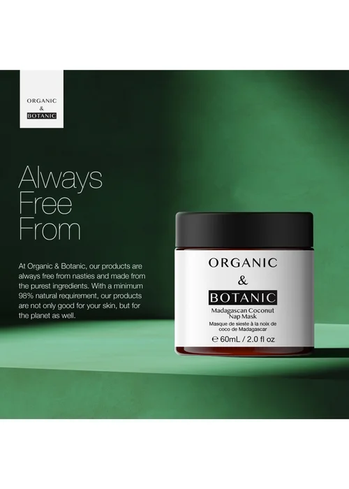 Organic & Botanic Madagascan Coconut Nap Mask (60ml) - 60ml Image 3