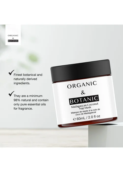 Organic & Botanic Madagascan Coconut Nap Mask (60ml) - 60ml Image 4
