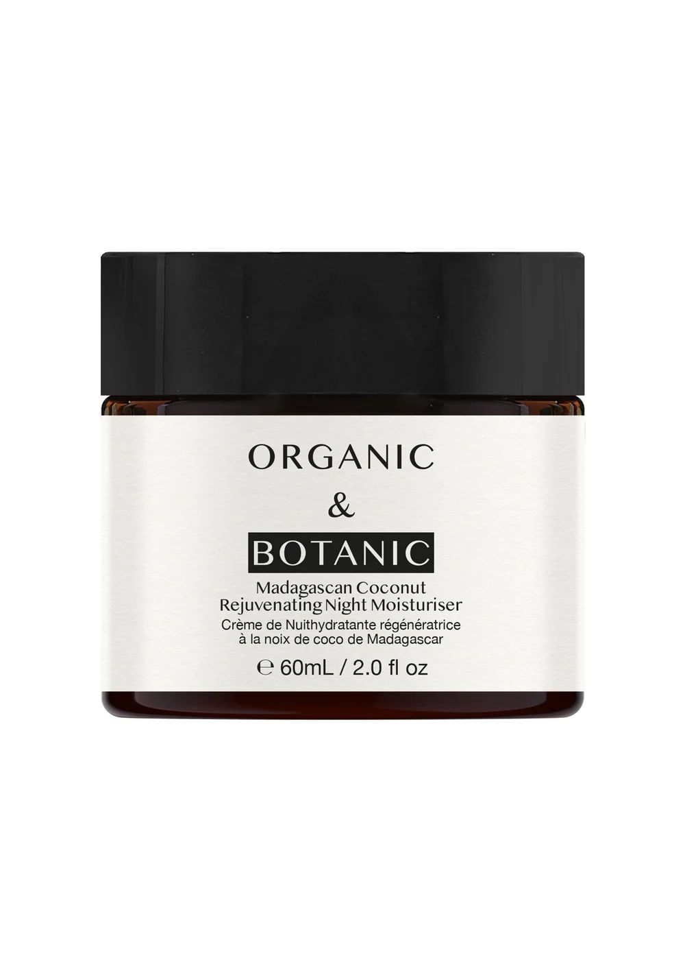 Organic & Botanic Madagascan Coconut Rejuvenating Night Moisturiser (60ml) - 60ml Image 1