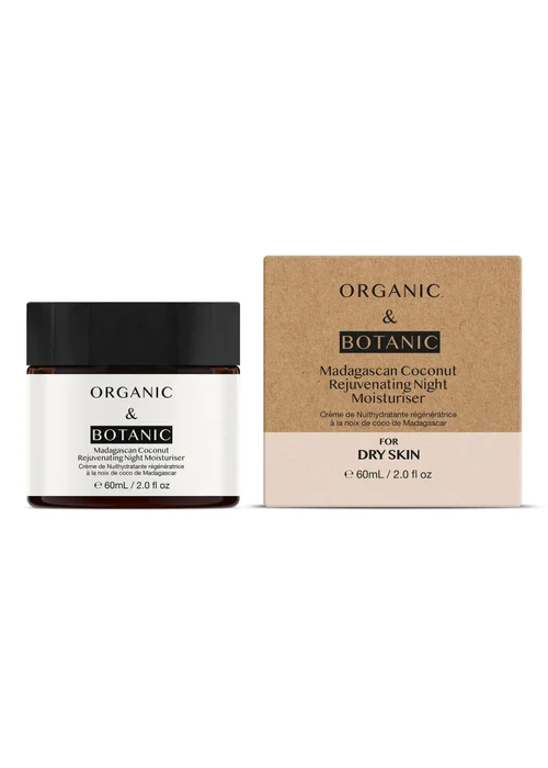 Organic & Botanic Madagascan Coconut Rejuvenating Night Moisturiser (60ml) - 60ml Image 2