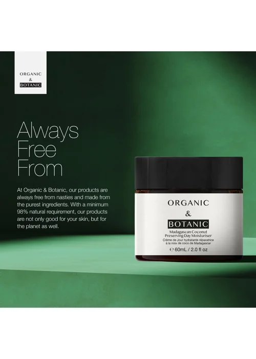 Organic & Botanic Madagascan Coconut Day Moisturiser (60ml) - 60ml Image 4