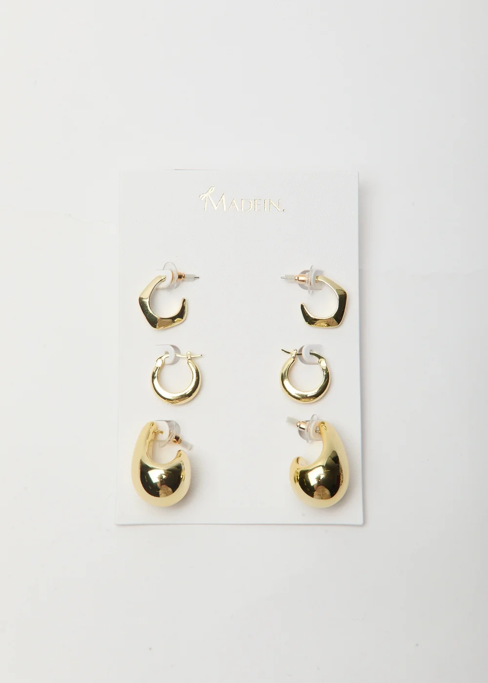 Madein Gold Earring Set - One Size Image 2