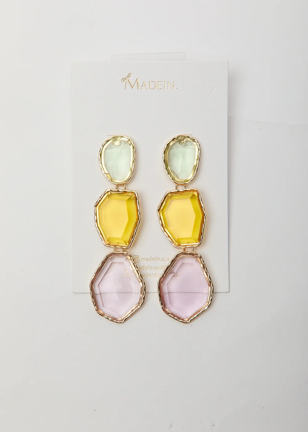 Madein Embellished Earrings - One Size Image 2