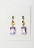 Madein Embellished Drop Down Earrings - One Size Image 2