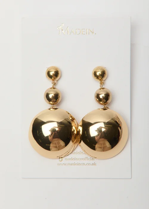 Madein Layered Ball Earrings - One Size Image 2