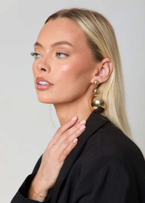 Madein Layered Ball Earrings - One Size Image 1