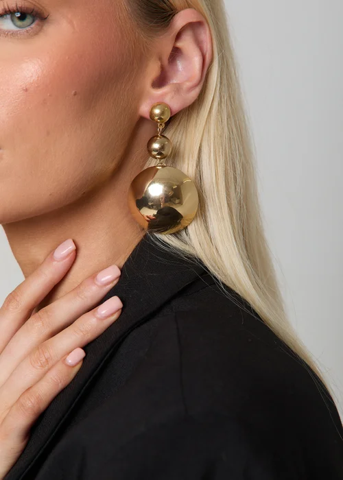 Madein Layered Ball Earrings - One Size Image 3