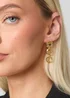Madein Gold Hoop Dangle Earrings - One Size Image 4